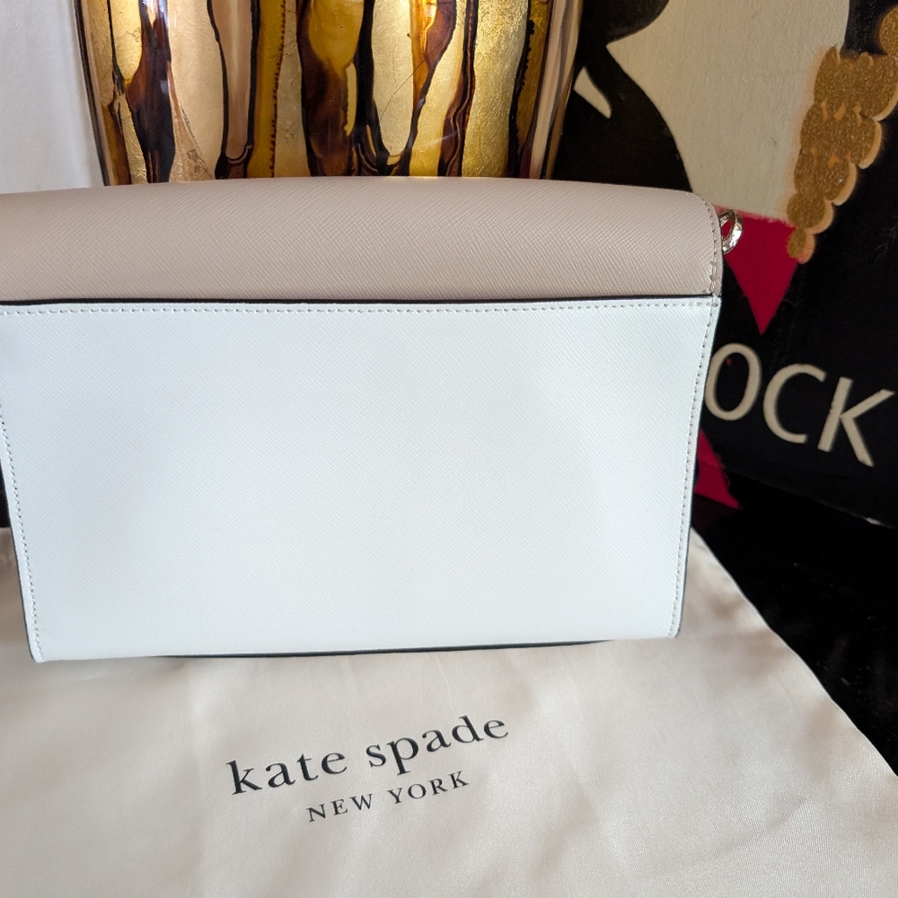 Kate Spade-New York Crossbody Satchel with Chain Strap - Picture 4 of 12